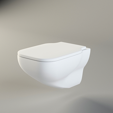 Devit Toilet: Sleek and Stylish 3D model image 1 