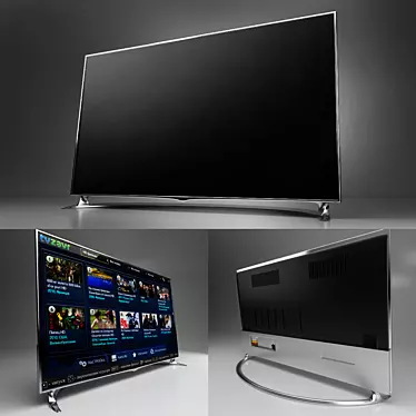 Sleek Samsung 2013 Smart TV 3D model image 1 