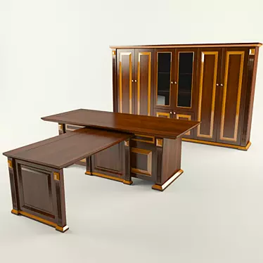 Versatile Office Furniture 3D model image 1 