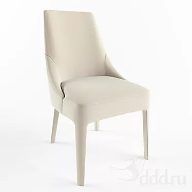 Maxalto Elegant Febo Chair 3D model image 1 