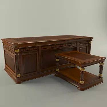 Title: Cabinet Desk 3D model image 1 