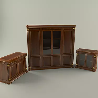 Elegant Modern Furniture 3D model image 1 