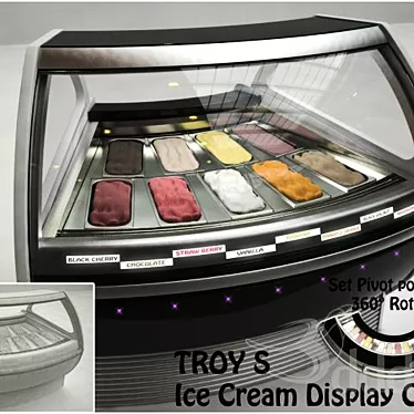 Troy S Rotating Ice Cream Display 3D model image 1 