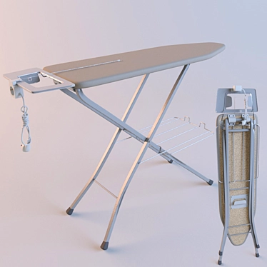 Efficient Folding Ironing Board 3D model image 1 