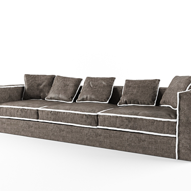 Elegant Pillopipe Sofa by Casamilano 3D model image 1 