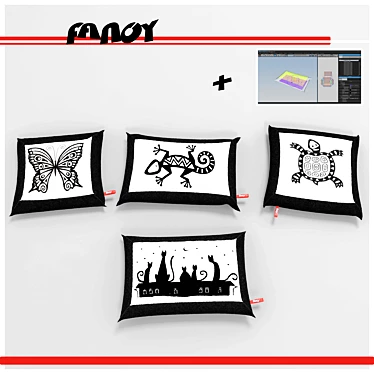 Set of pillows "Fancy"