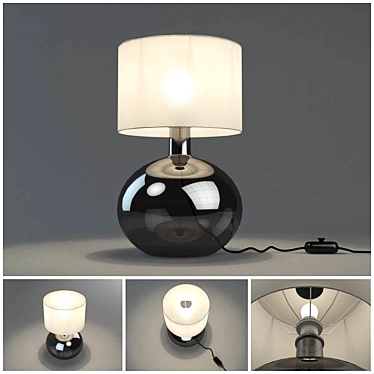  Scandinavian Style Table Lamp, IKEA 3D model image 1 