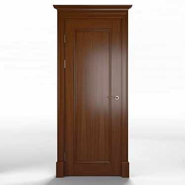 Wooder Kronos K1: Stylish Wooden Door 3D model image 1 