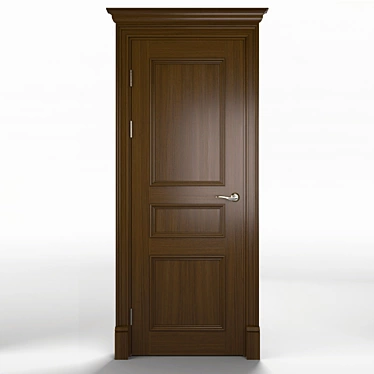 Kronos K3 Wood Door 3D model image 1 