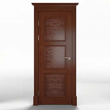 Wooder Kronos K4: Elegant Wooden Door 3D model image 1 