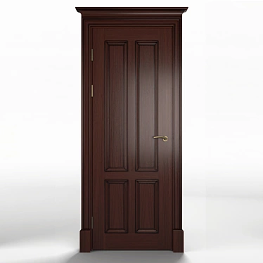 Kronos K8 Wood Door 3D model image 1 