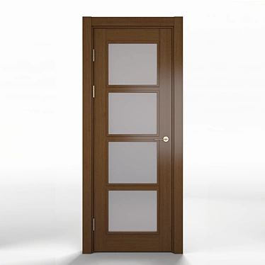 Wooder Miola M7: Elegant Wood Door 3D model image 1 