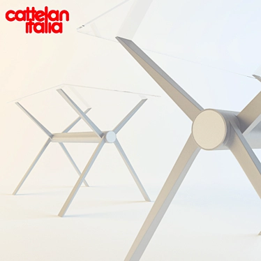 Cattelan Italila X3 Desk - Sleek & Modern 3D model image 1 