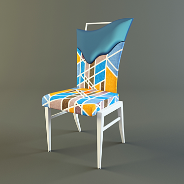 Colorful Chair 3D model image 1 