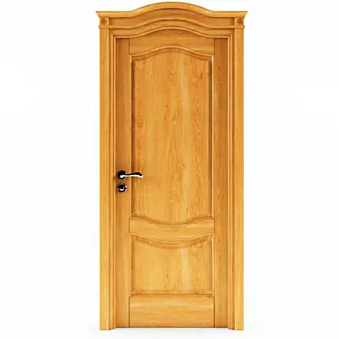 Elegant 900mm Interior Door 3D model image 1 