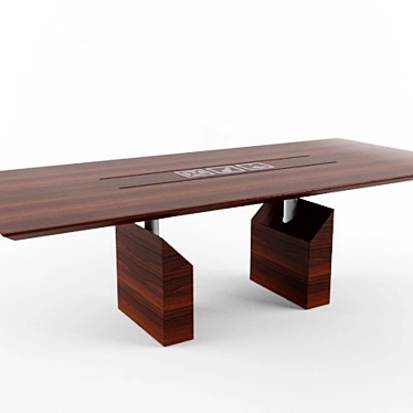 Modern Italian Dining Table: Accademia AT52 3D model image 1 