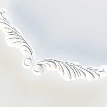 Stucco decoration "Angel Wings". Handmade