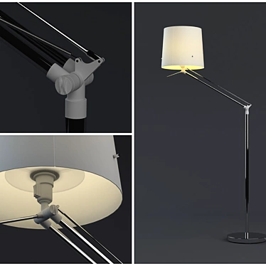 Modern Floor Lamp: SAMTID, IKEA 3D model image 1 