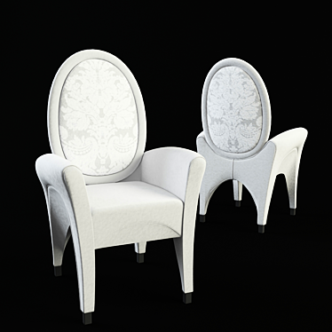 Vienna Chair: FENDI Luxury 3D model image 1 