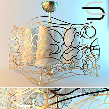 Title: Elegant Salon Lamp 3D model image 1 