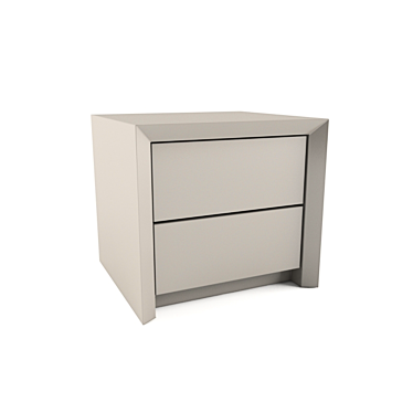 Modern Password Nightstand 3D model image 1 