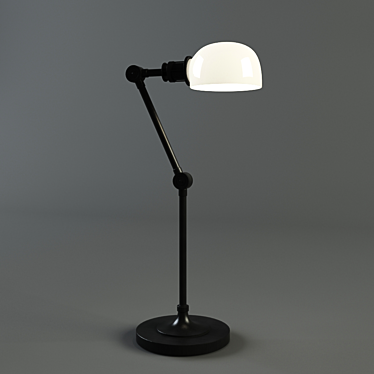 Elegant Ralph Lauren Crawford Lamp 3D model image 1 