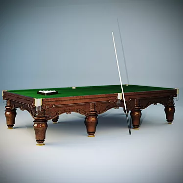 Imperial Billiard Table: Premium Quality 3D model image 1 