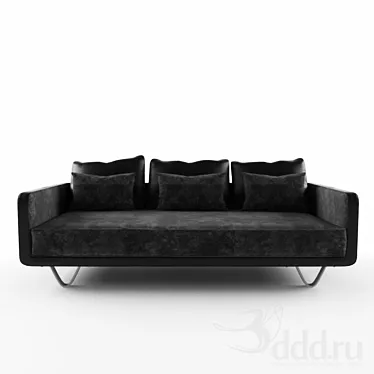 Elegant Papillon Sofa 3D Model 3D model image 1 