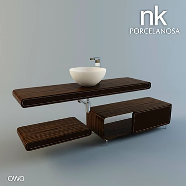 Innovative OWO Faucet Design 3D model image 1 