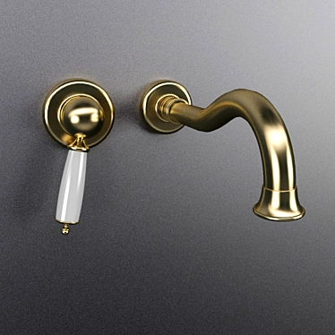 Oxford Bugnatese 6345: Stylish Italian Single-Lever Sink Faucet 3D model image 1 