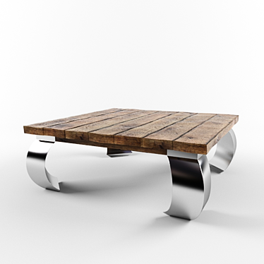  Textured Coffee Table 3D model image 1 