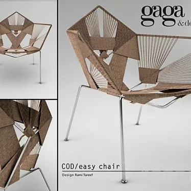 COD Easy Chair: GAGA&Design 3D model image 1 