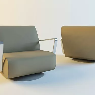 Stylish & Comfortable Elle Chair 3D model image 1 