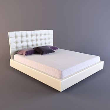 Tomasella Feel Perla02 Bed 3D model image 1 