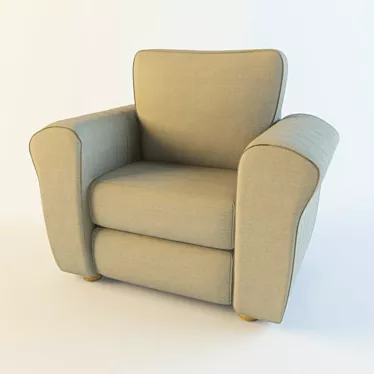 Ultimate Relaxation: Restone Recliner 3D model image 1 