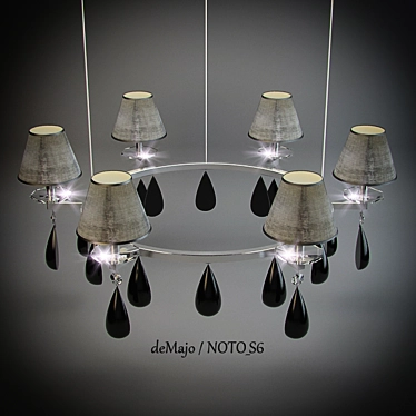 deMajo NOTO-S6 Pendant Light 3D model image 1 