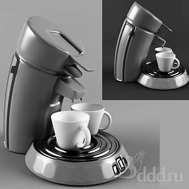 BrewMatic Coffee Maker 3D model image 1 