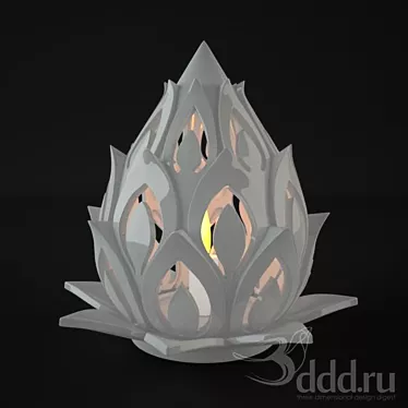 Lotus candle lamp