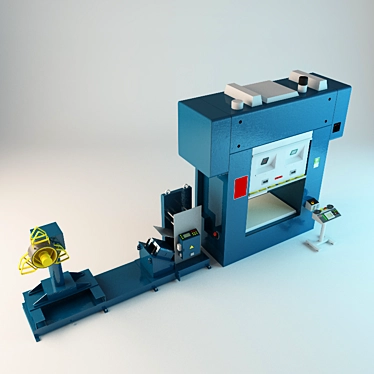 Computerized Pressing Machine 3D model image 1 