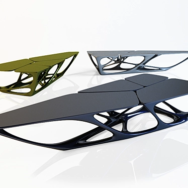  Zaha Hadid Mesa Table 3D model image 1 