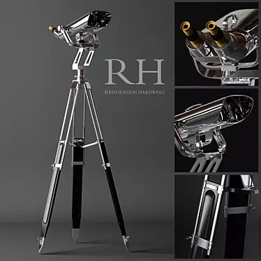 Celestial WWII Binoculars 3D model image 1 