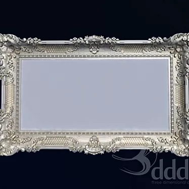 Elegant Metal Frame for Photos 3D model image 1 