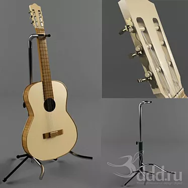 Melody Maker Acoustic Guitar 3D model image 1 