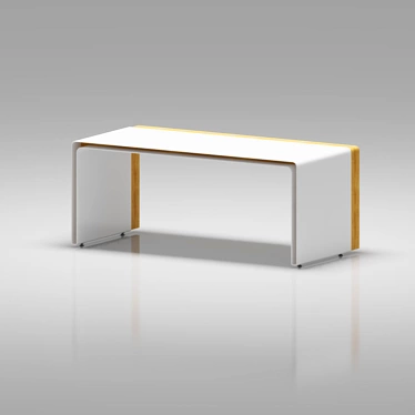 Double Table Guard: Stylish Storage Solution 3D model image 1 