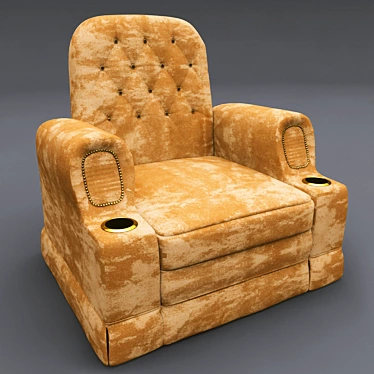 Ultimate Movie Lounge Chair 3D model image 1 