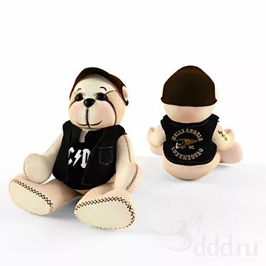 Rockin' Teddy 3D model image 1 