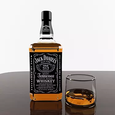 Classic Jack Daniels Whiskey 3D model image 1 