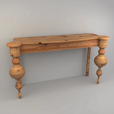Dialma Brown Console: Elegant and Functional 3D model image 1 