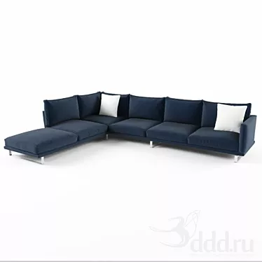 Modern Nest Sofa - Sleek Design 3D model image 1 