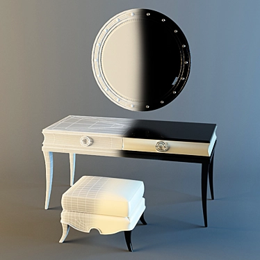 Elegant Savoy Console Set 3D model image 1 